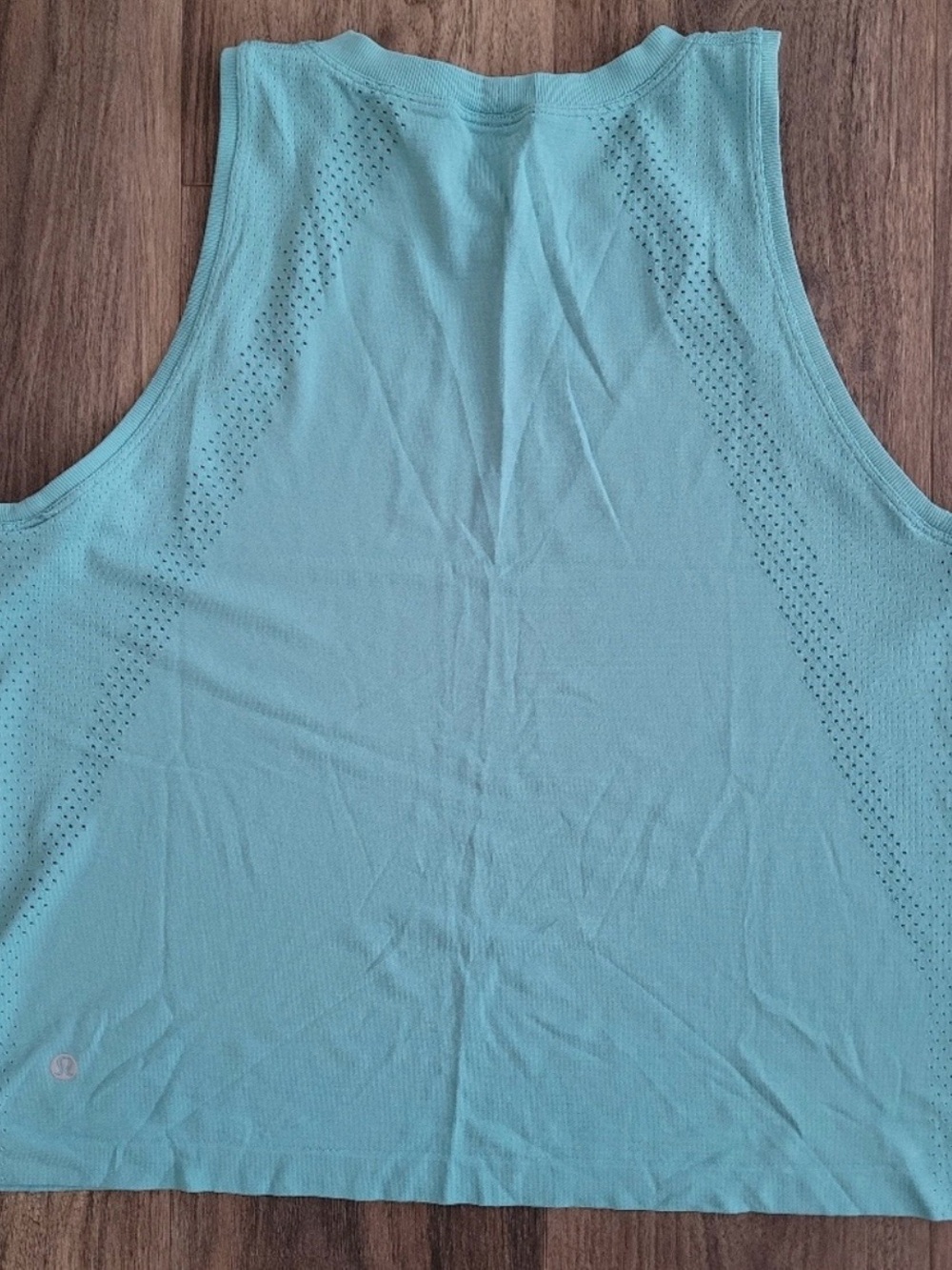 lululemon athletica Aqua Perforated Racerback Tank